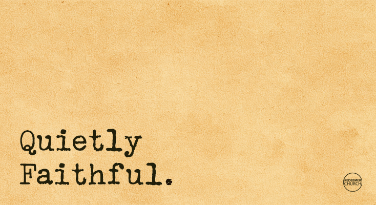 Quietly Faithful WebHmPg